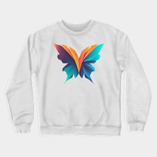 Butterfly Flight - Minimalist butterfly design for the environment Crewneck Sweatshirt